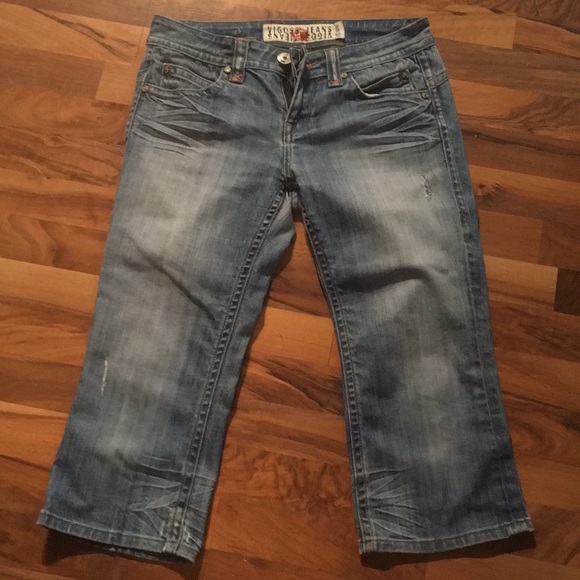 Vigoss Denim - (Capris) Blue Vigoss Size 9/10 Jean Capris